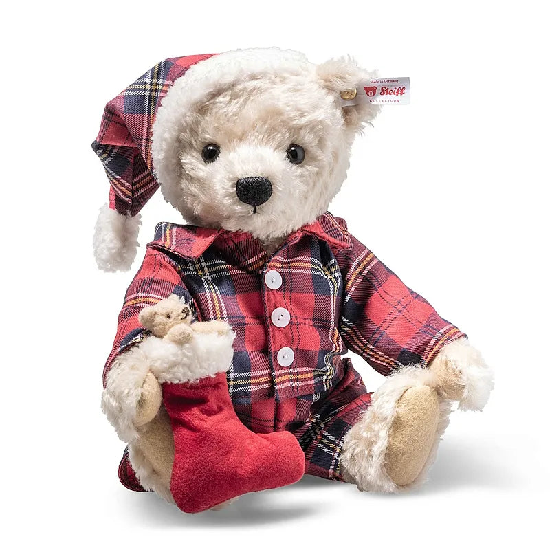 Steiff Christmas Morning Teddy Bear Set