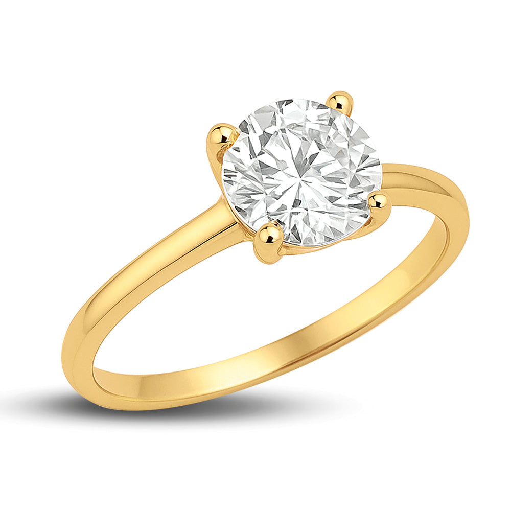 Talira - 9-Carat Yellow GoldSolitaire Ring