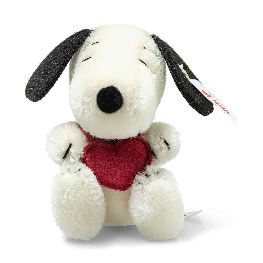 Steiff Miniature Snoopy with heart 9 cm