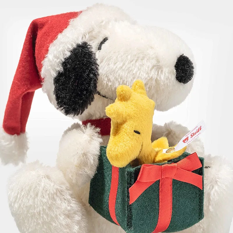 Steiff Snoopy with Woodstock - Christmas Edition