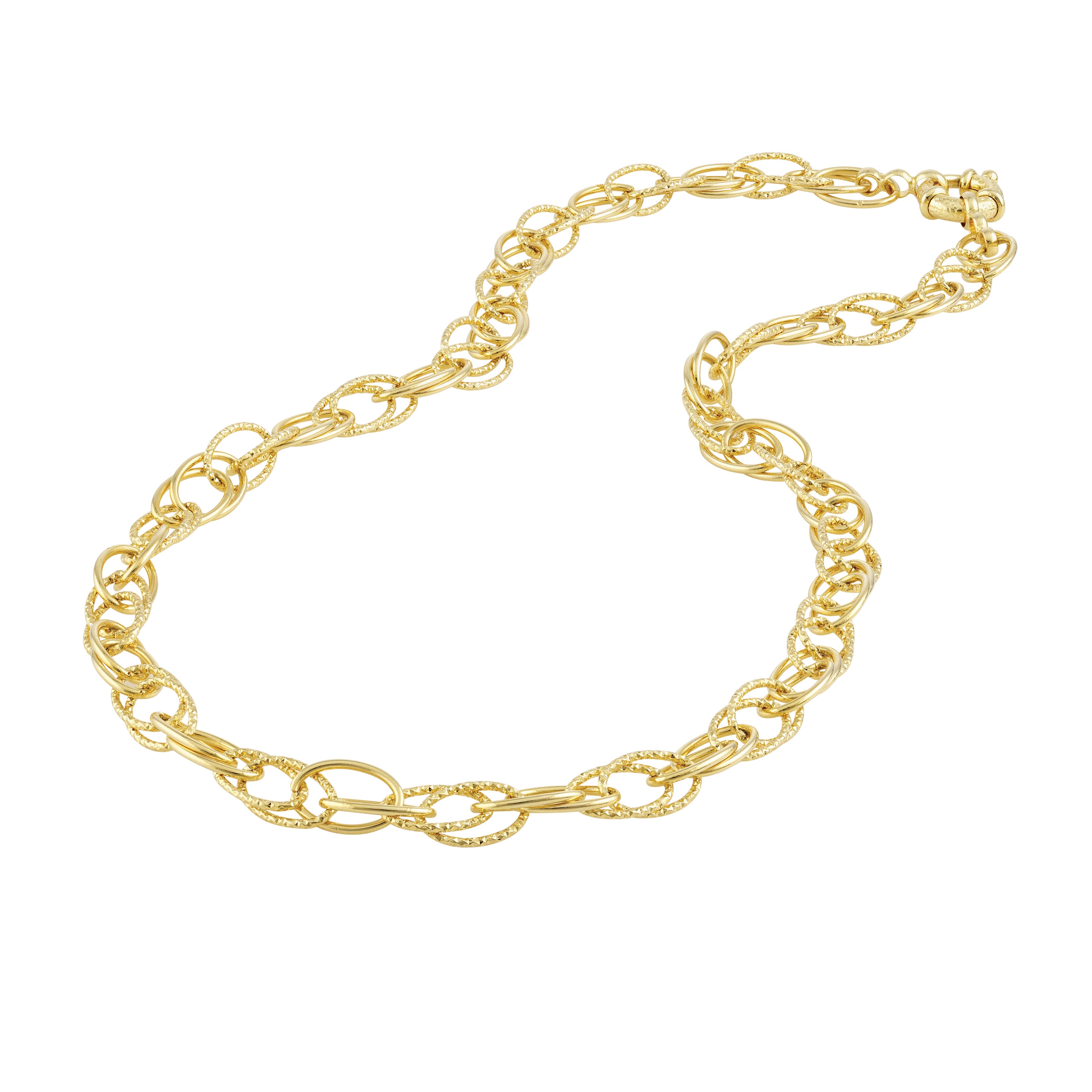 Luxury - mixed link necklace