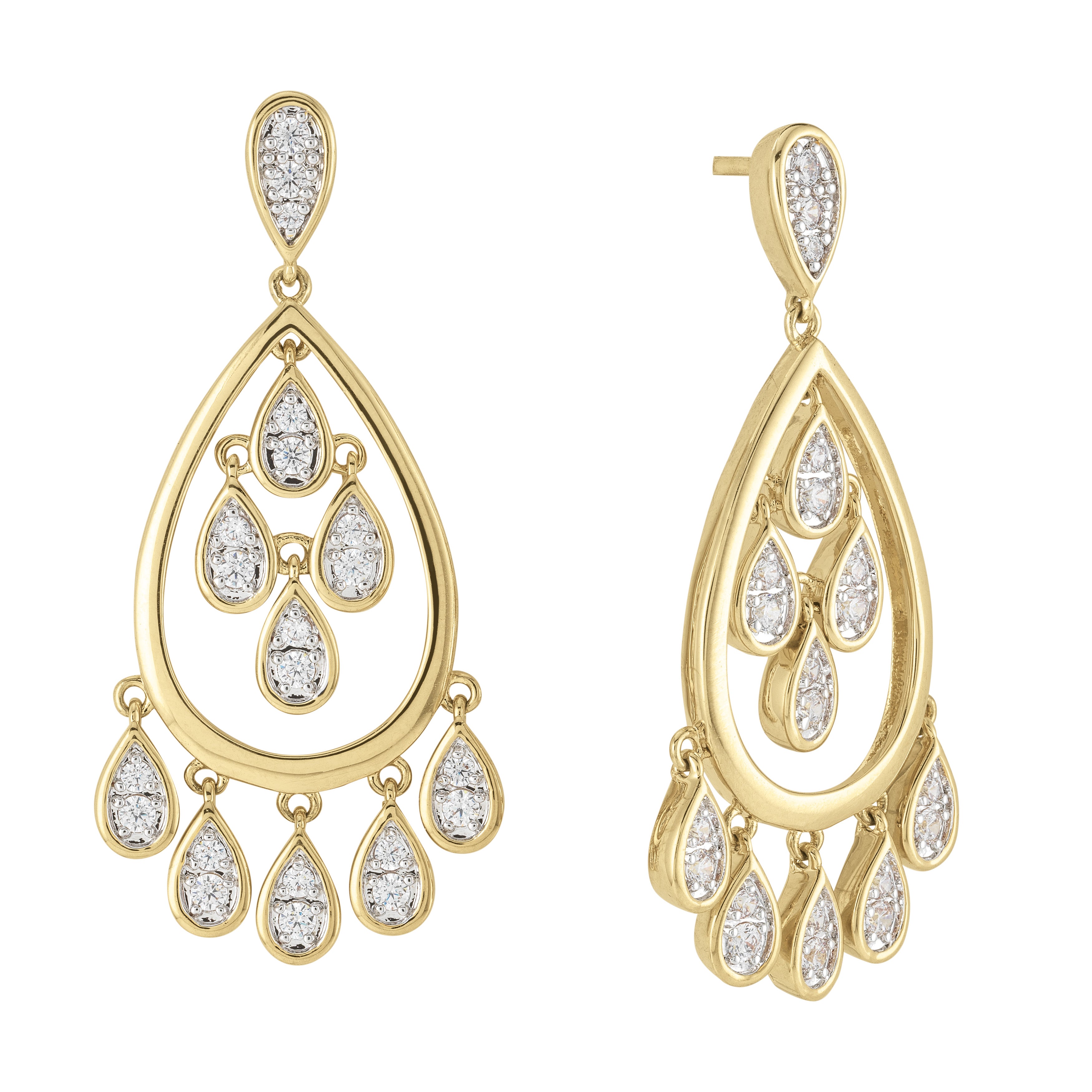 Shine & Glamour - diamond earrings