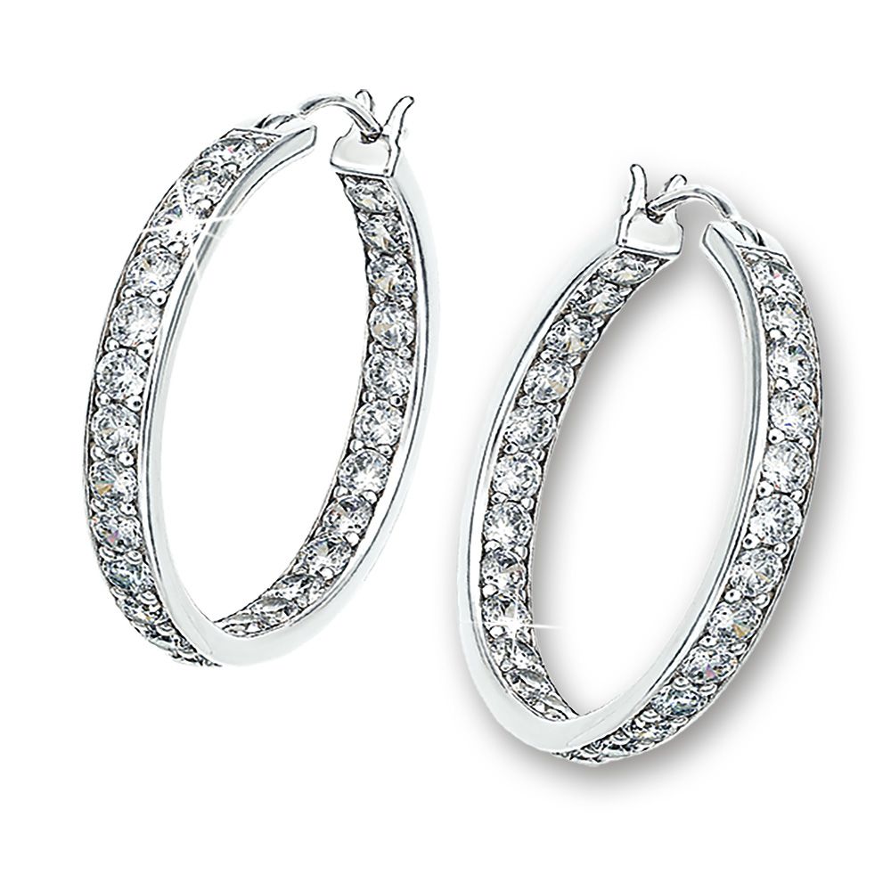 Sparkling Seduction
Diamonisse Hoop Earrings