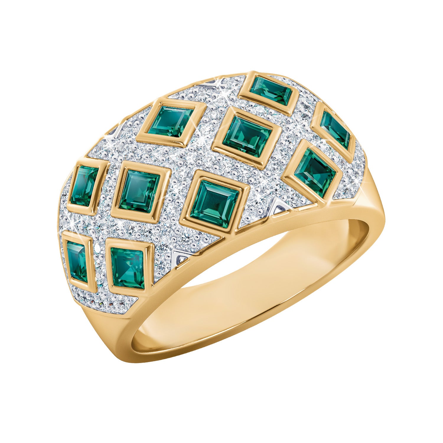 Emerald Splendor Ring