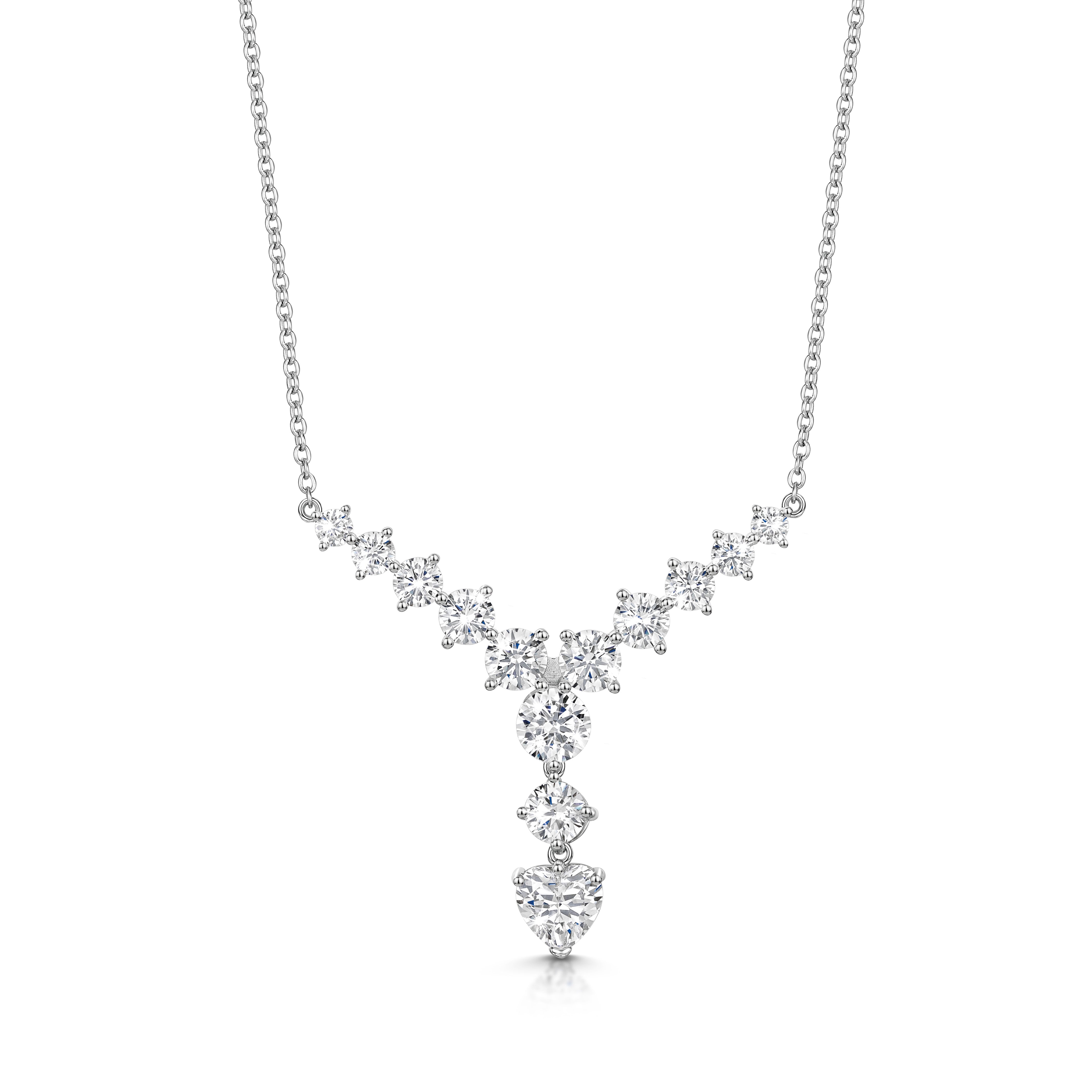 Eternal Radiance - Crystal Pendant and Earring Set