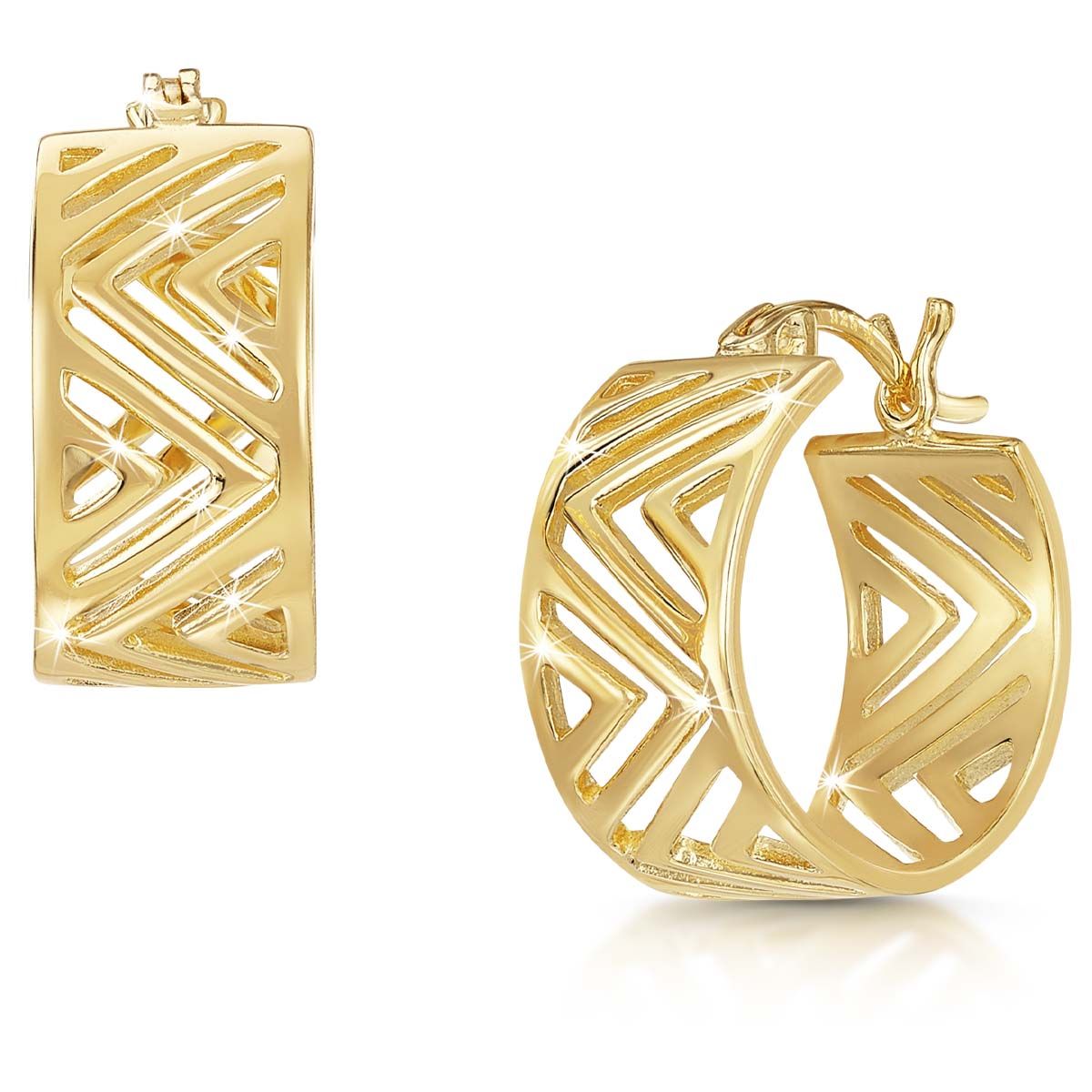 Golden Harmony
Hoop Earrings