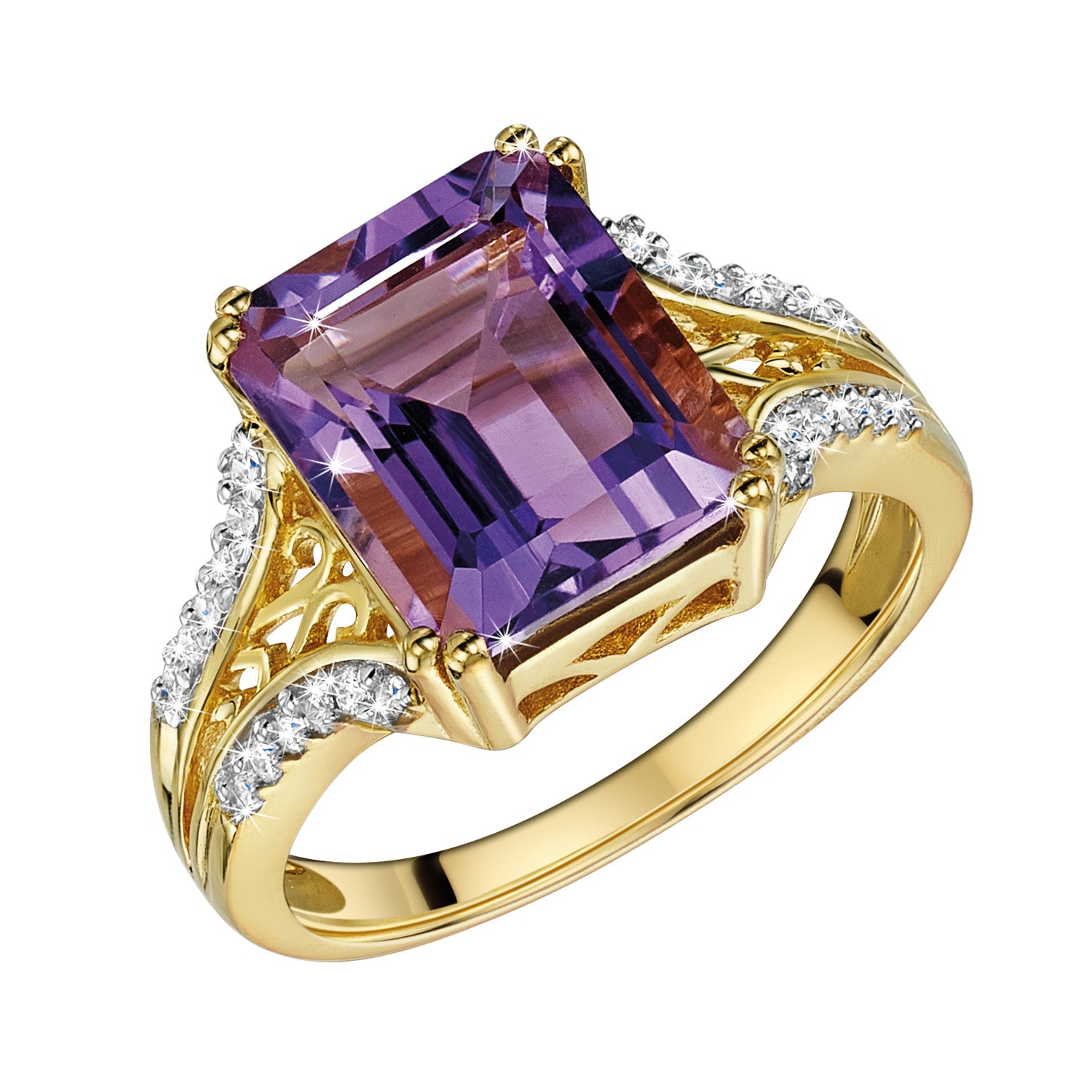 Grand Amethyst - Statement Ring