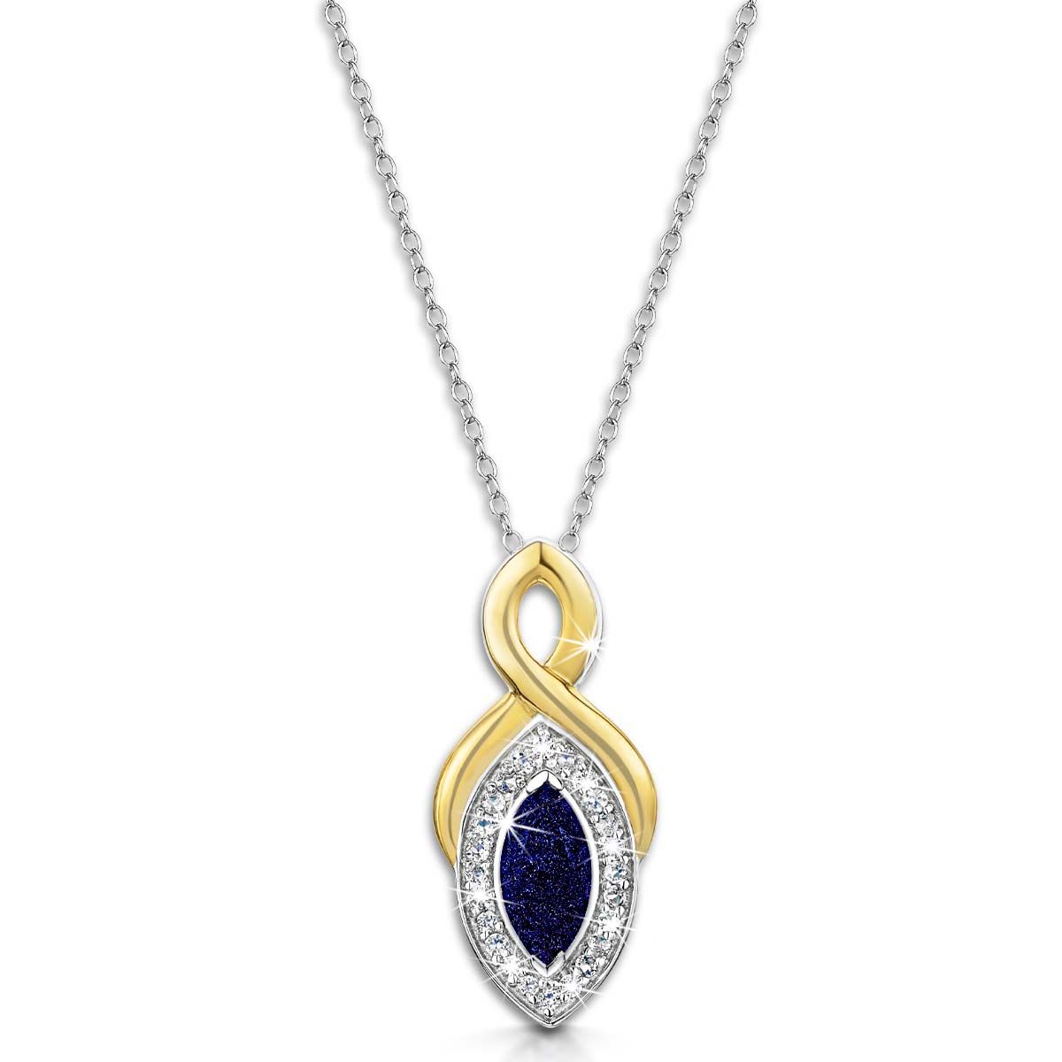 Flame of Love
Lapis Lazuli and Topaz Pendant