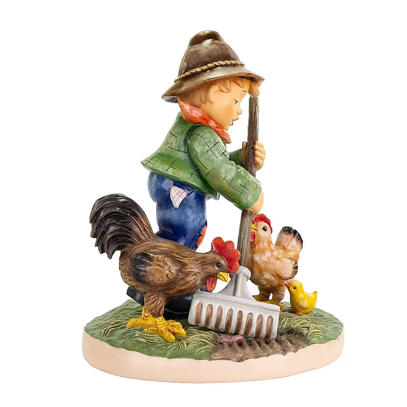 M.I. Hummel With Grandpa in the Garden