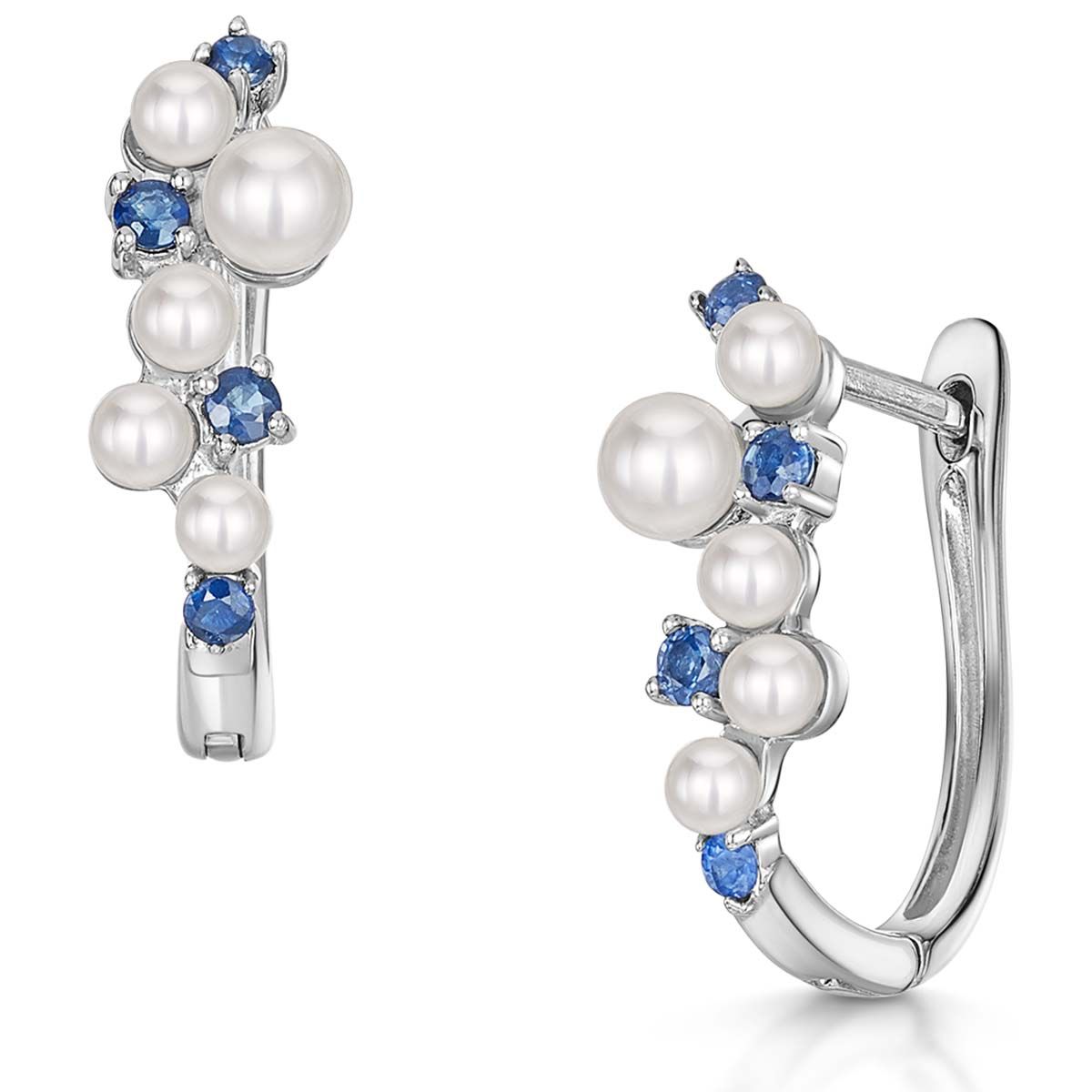 Aquarello
Pearl Sapphire Earrings
