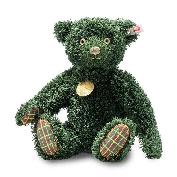Teddies for tomorrow Green Christmas Teddy Bear 27 cm