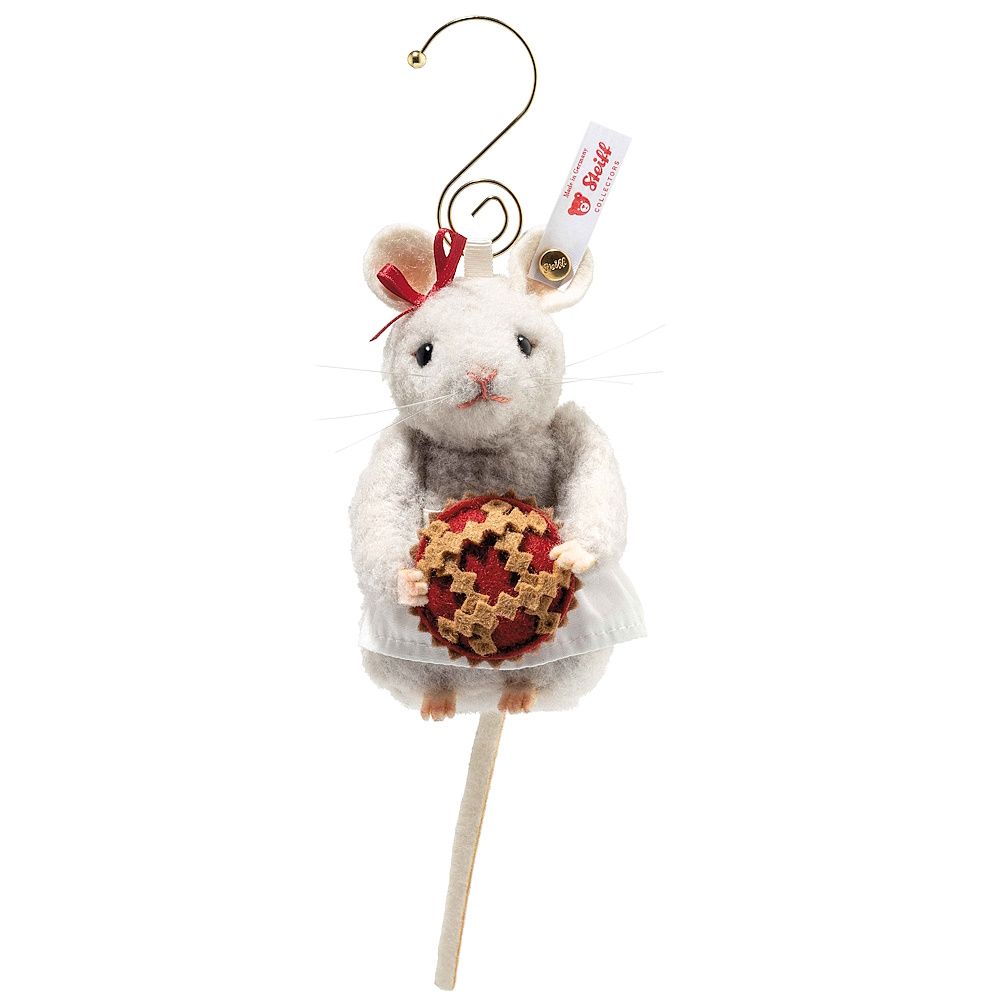 Steiff Christmas bakery mouse ornament 9 cm