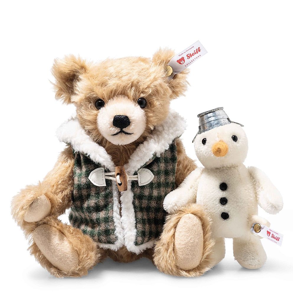 Steiff Teddy bear with snowman 23 cm