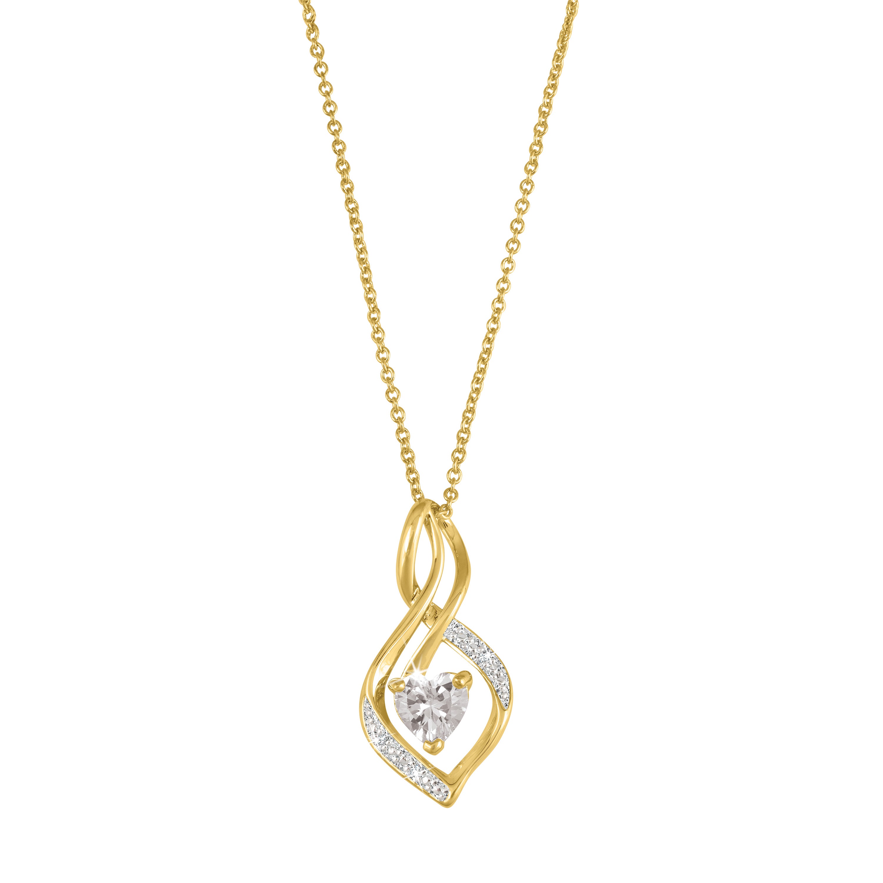 Loop of Love – Diamond Pendant with FREE Earrings