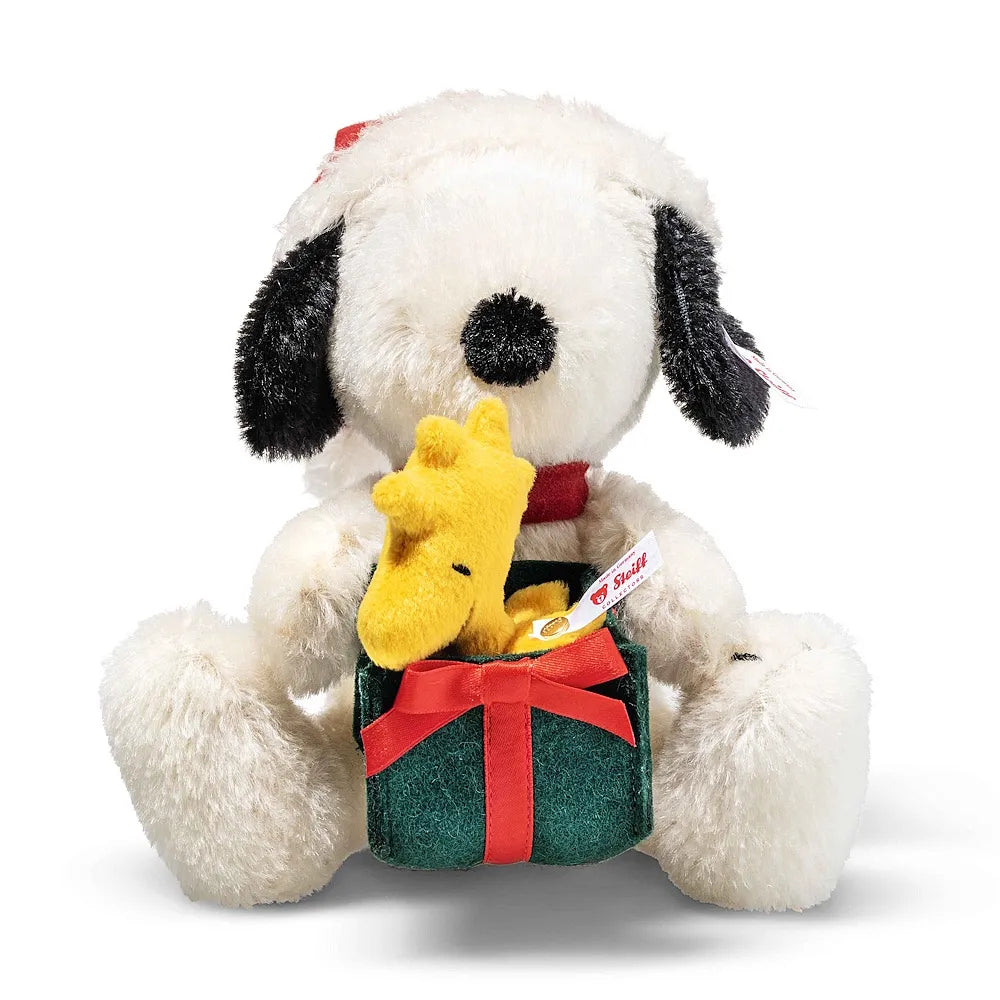 Steiff Snoopy with Woodstock - Christmas Edition
