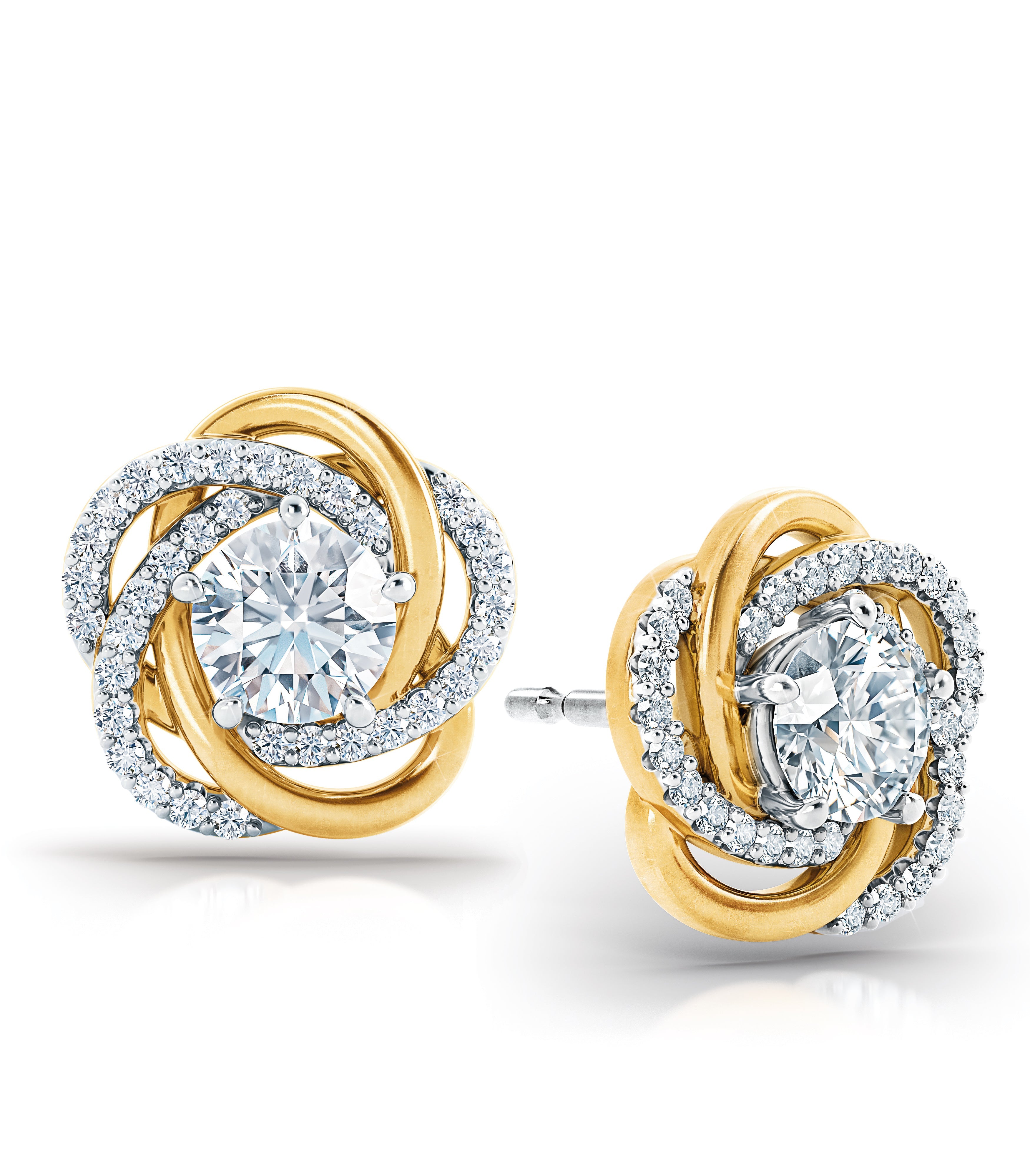 Perfectly Paired Love Knot Pendant with FREE Matching Earrings