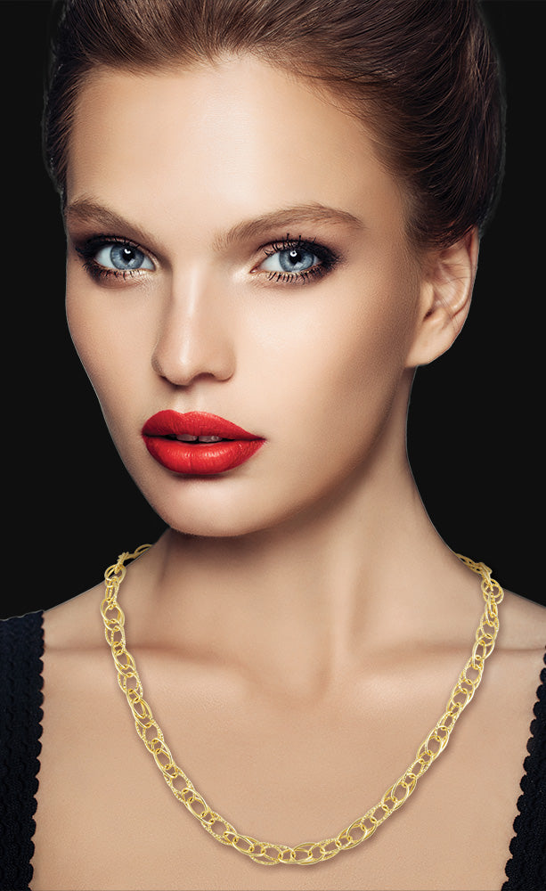 Luxury - mixed link necklace