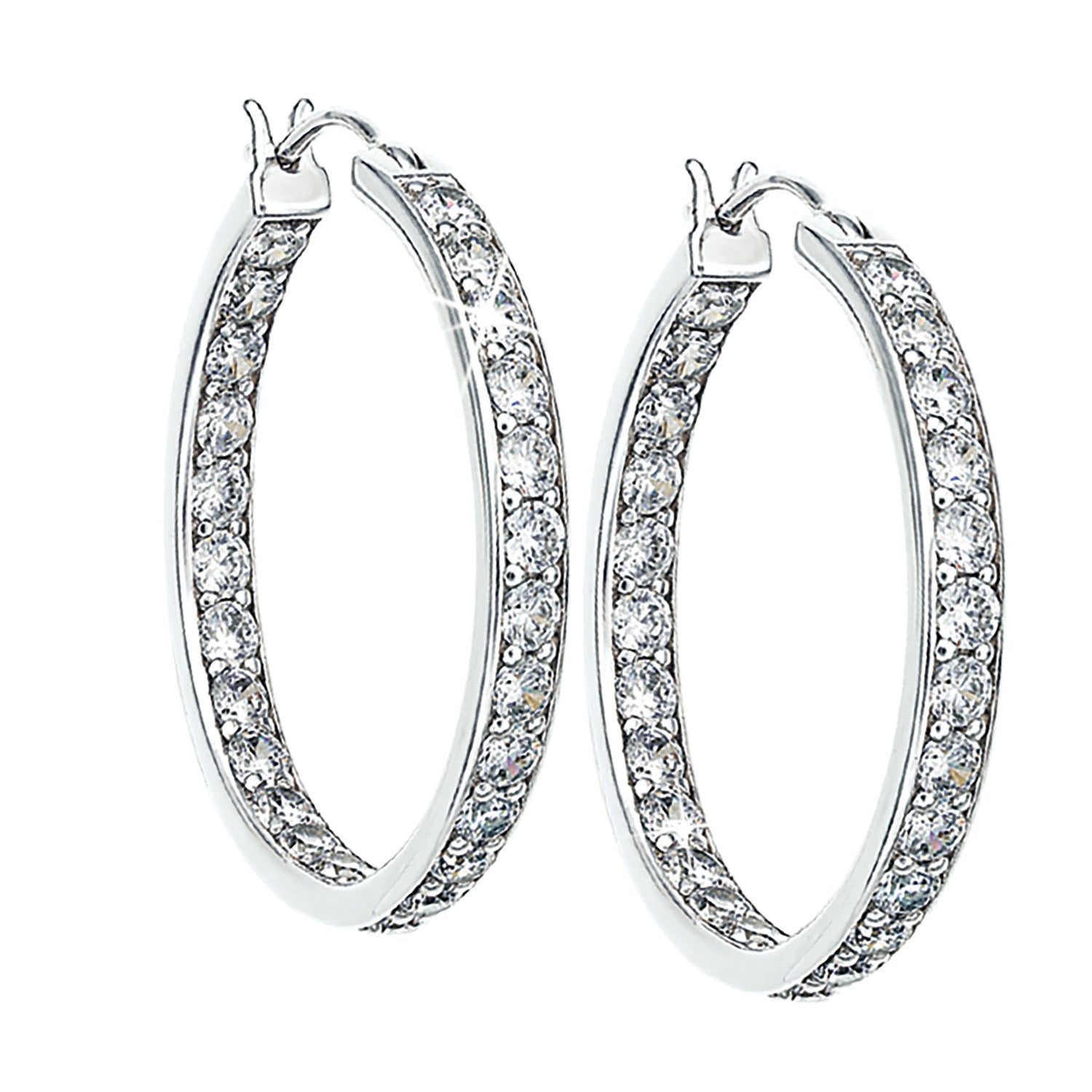 Sparkling Seduction - Diamonisse Hoop Earrings
