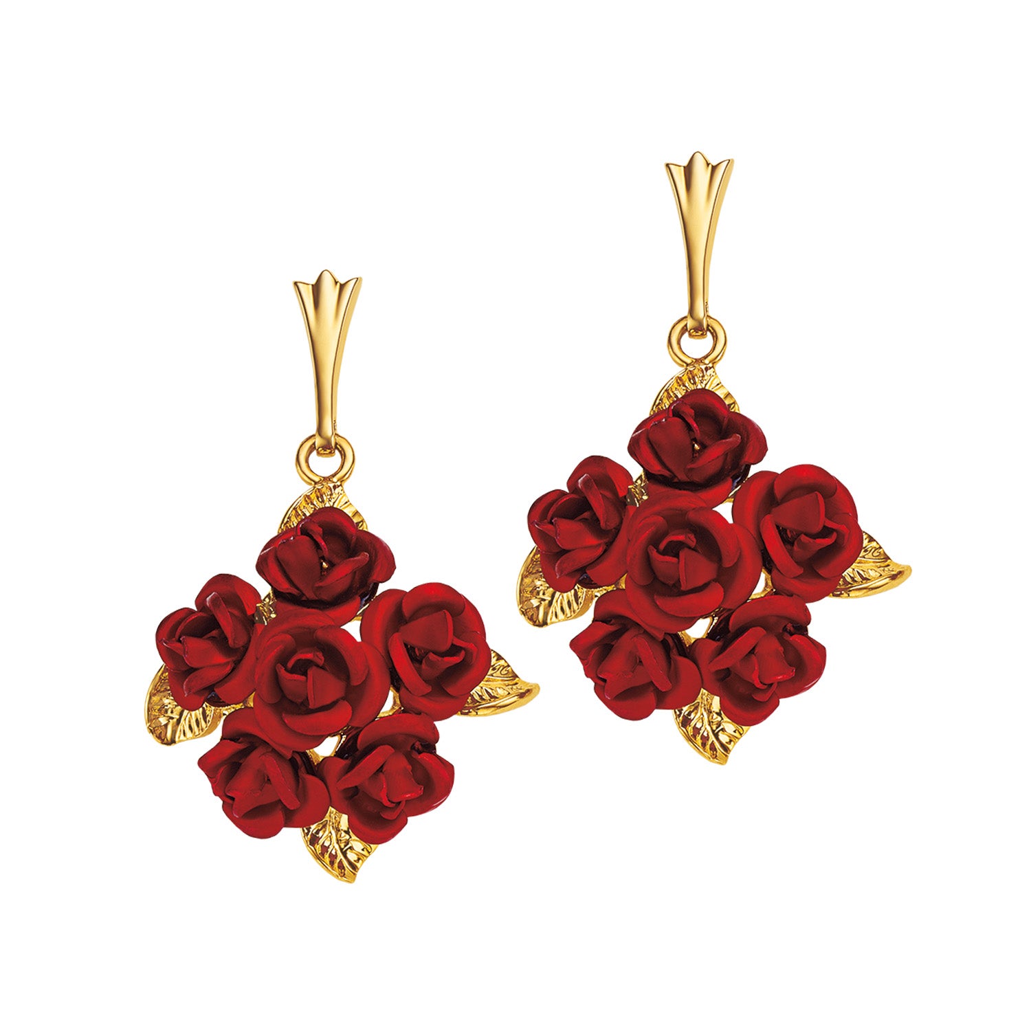 A Dozen Roses Earrings