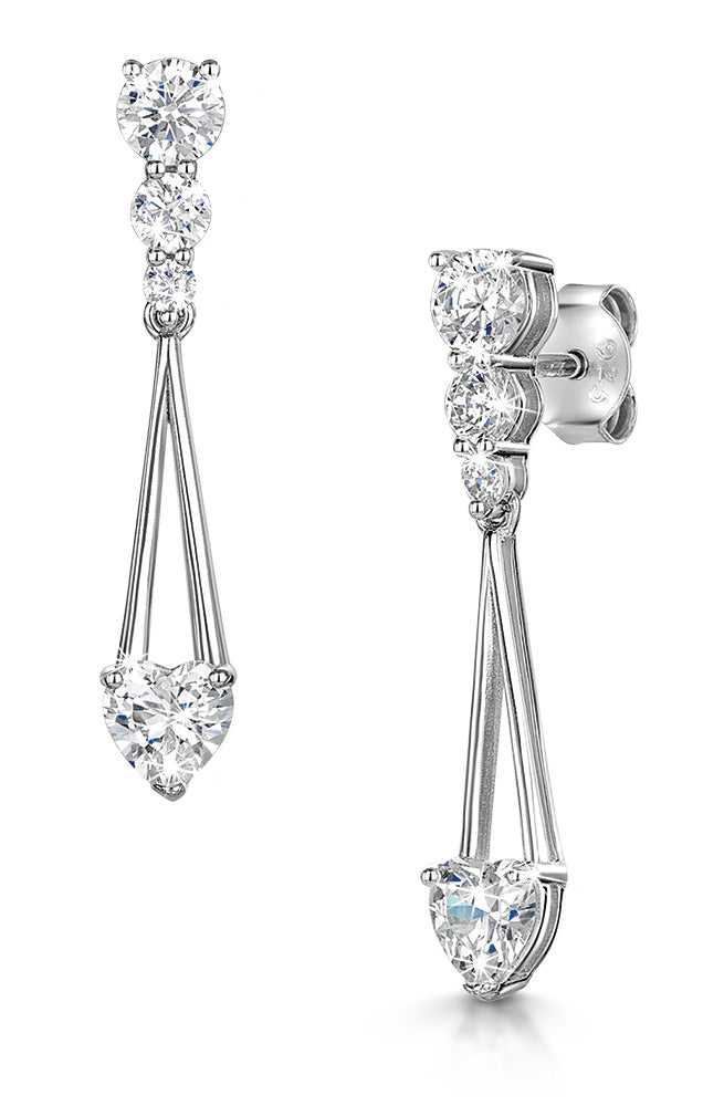 Eternal Radiance - Crystal Pendant  and Earring Set