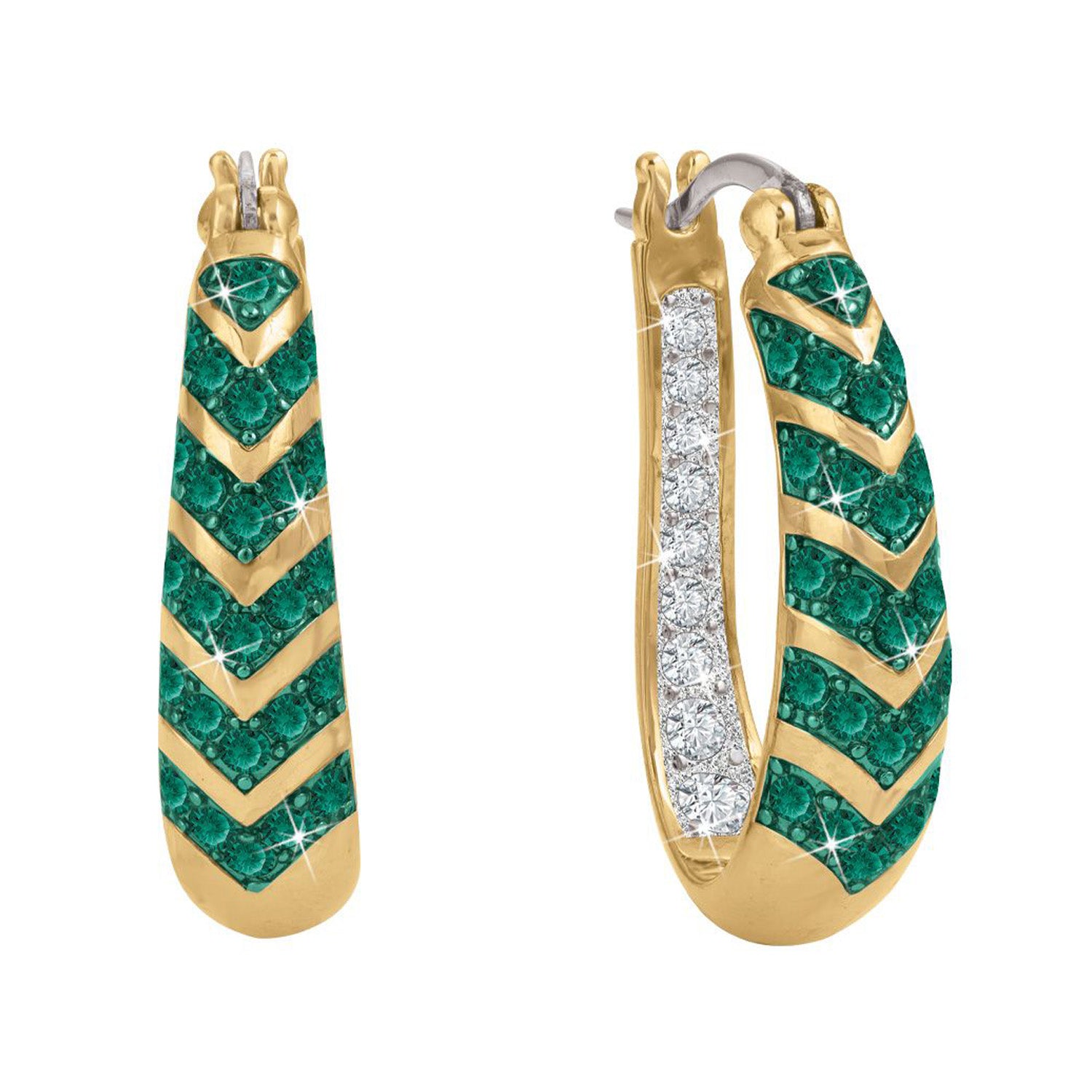 Flora Inside Out Crystal Earrings