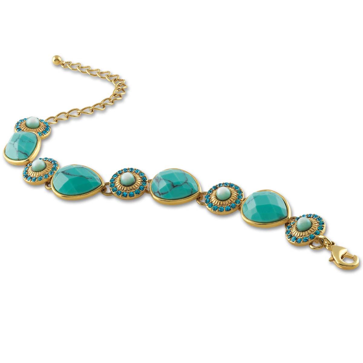 Bella Vita 
Sparkling Turquoise Bracelet
