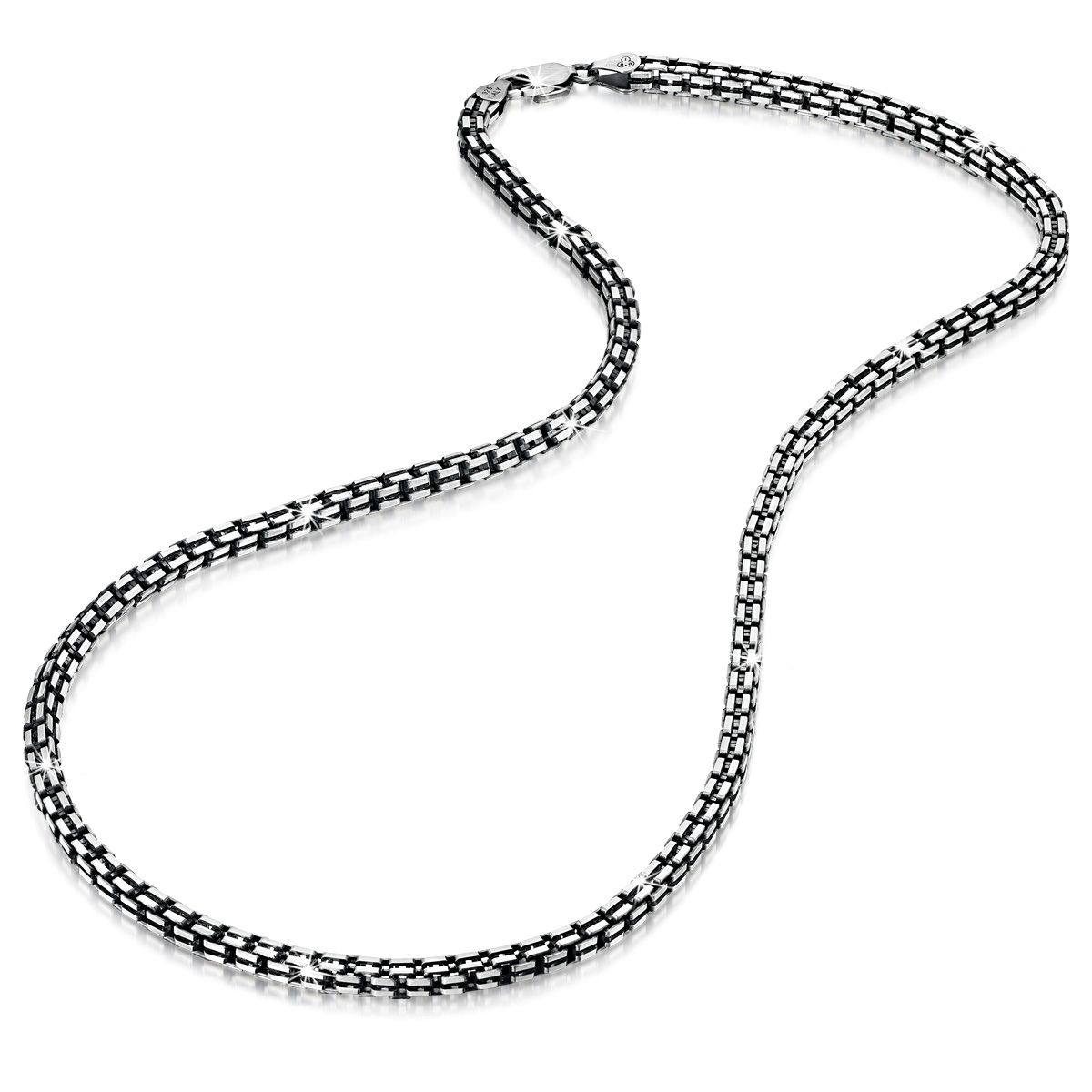 925 Sterling Silver Men's Box Chain