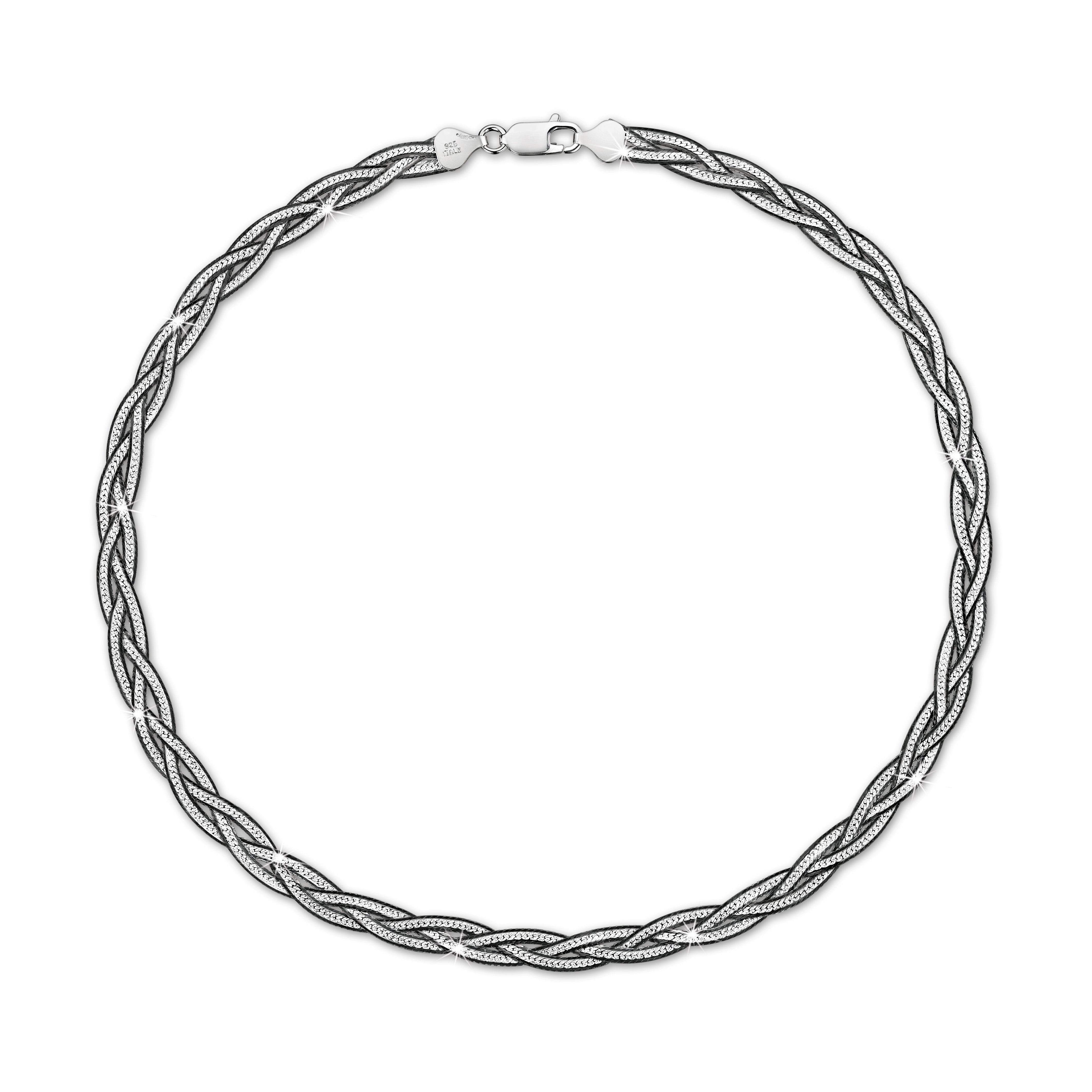 Shadow and Light - sterling silver necklace