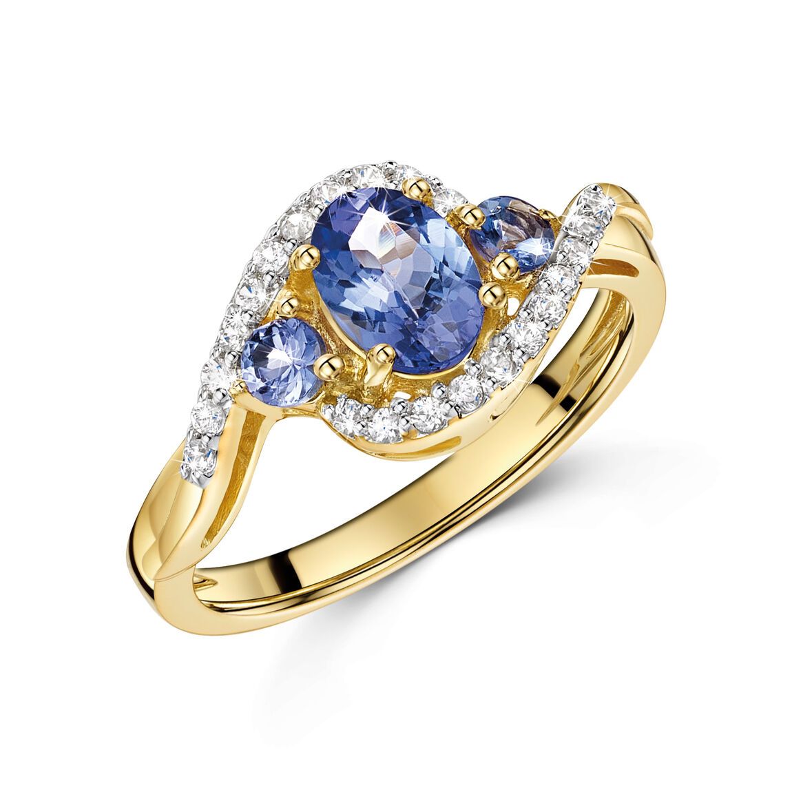 Grazia 
Tanzanite Sterling Silver Ring