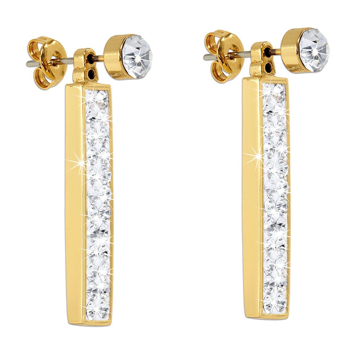 White Fire 
Crystal Drop/Stud Earrings